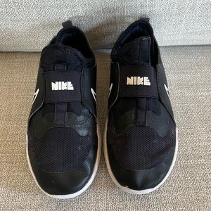 Nike Kids Black Slip-On Shoes
